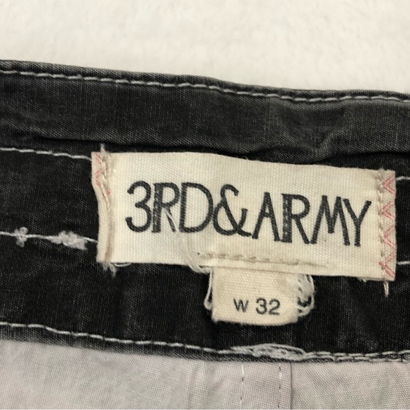 3rd & Army Black Violet Aztec Striped Surf Swim Trunks Board Shorts Mens Size 32 - Picture 4 of 7